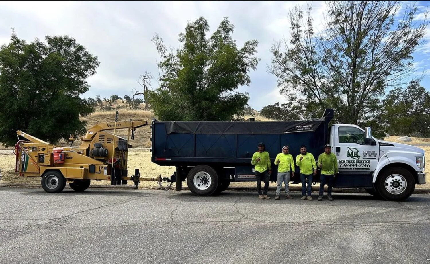Maldonado Brothers landscaping crew and equipment